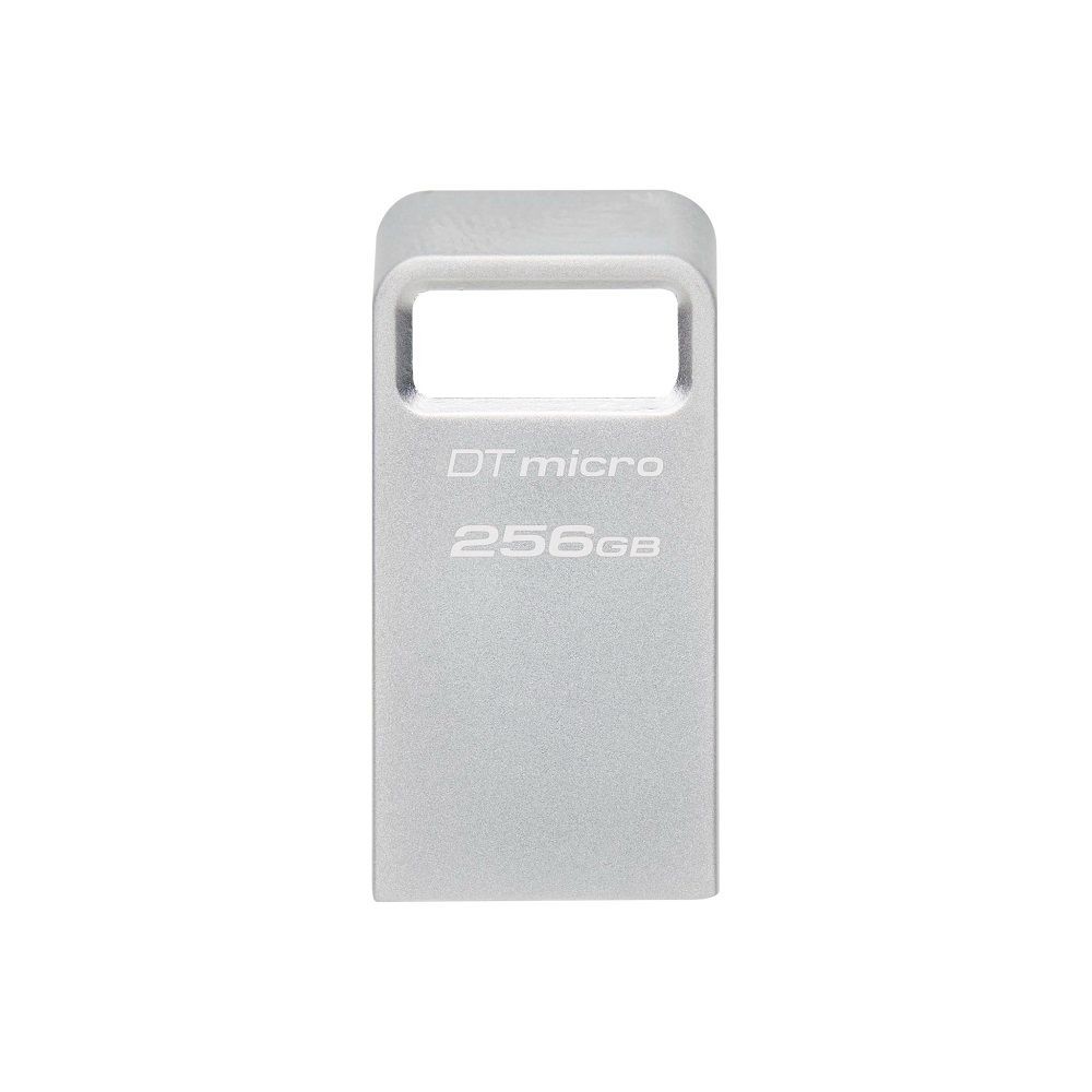 【DTMC3G2/256GB】 金士頓 256G USB 3.2 隨身碟 無蓋式 金屬外殼 鑰匙環設計-thumb