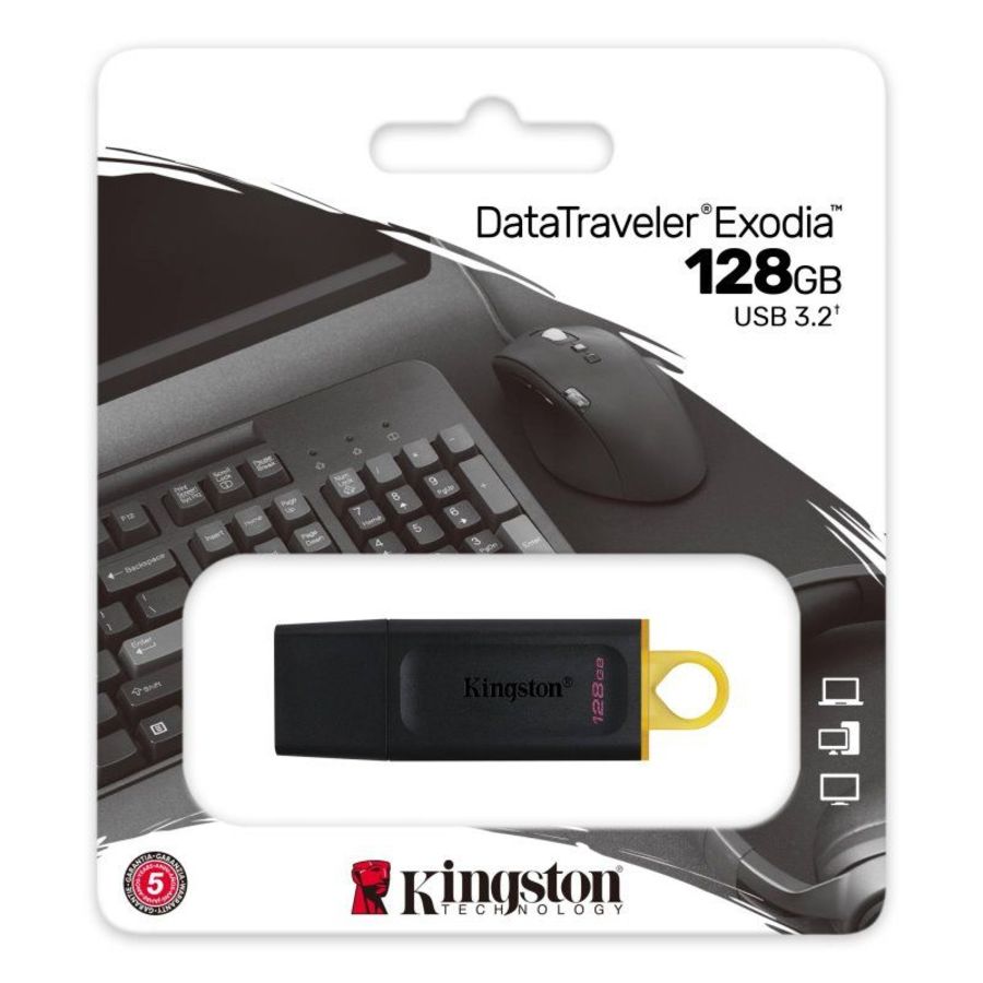 【DTX/128GB】 金士頓 128G 隨身碟 USB3.2 G1 大尺寸扣環 保護蓋-圖片-1