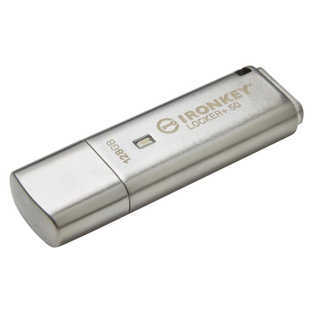 IKLP50-128GB-【IKLP50/128GB】 金士頓 128G 加密 隨身碟 支援 USB3.2 硬體加密 雲端備份