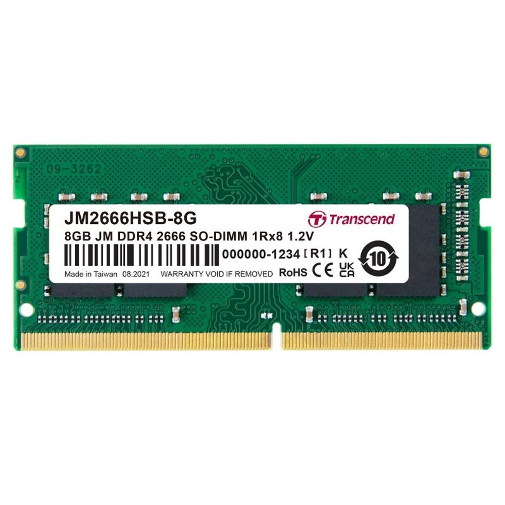 【JM2666HSB-8G】 創見 8GB DDR4-2666 SO-DIMM 筆記型 記憶體-thumb