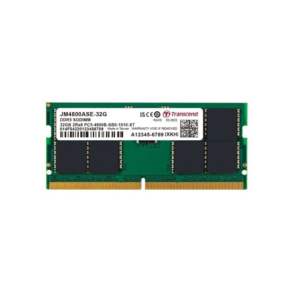 【JM4800ASE-32G】 創見 32GB DDR5-4800 SO-DIMM 筆記型 記憶體-thumb