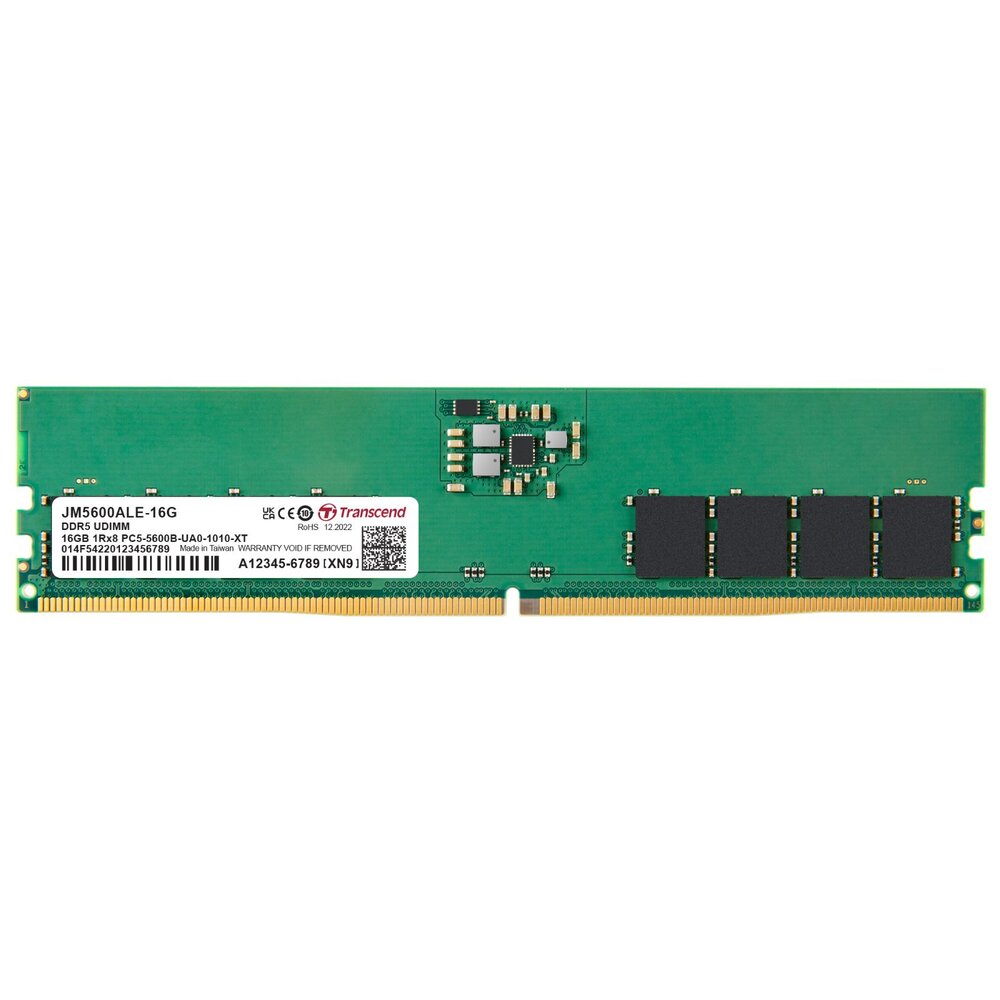 JM5600ALE-16G-【JM5600ALE-16G】 創見 16GB DDR5-5600 桌上型 記憶體 終身保固