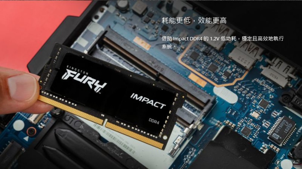 【KF432S20IBK2/64】 金士頓 32GB x2 DDR4-3200 筆記型 記憶體 IMPACT-thumb