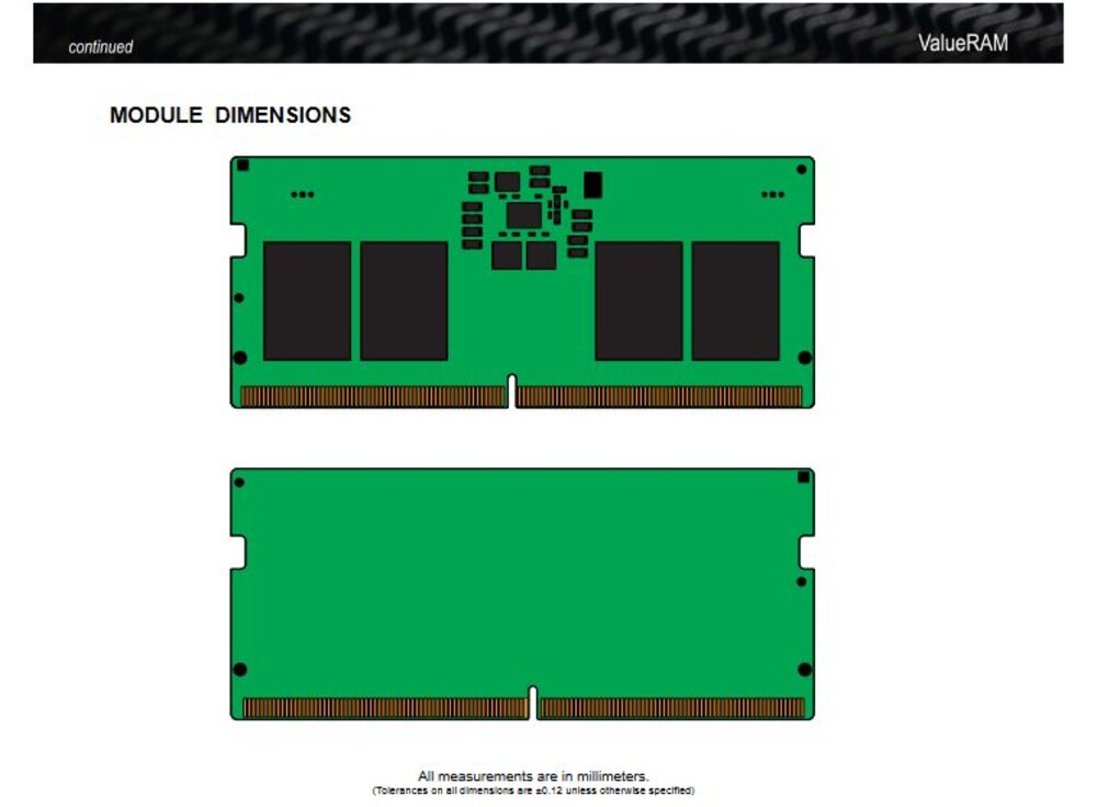 【KVR56S46BS6-8】 金士頓 8GB DDR5-5600 SO-DIMM 筆記型 記憶體-圖片-1