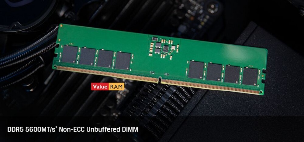 【KVR56U46BS6-8】 金士頓 8GB DDR5-5600 LONG-DIMM 桌上型 記憶體-圖片-2