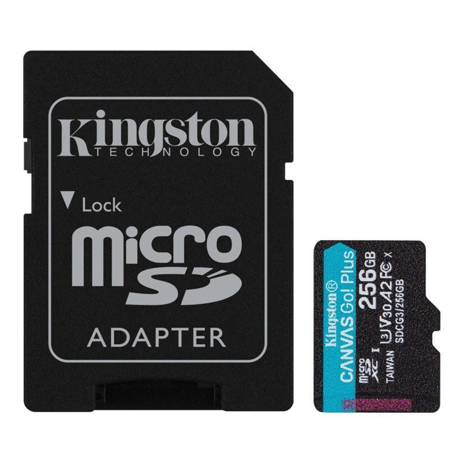 【SDCG3/256GB】 金士頓 256GB Micro SDXC U3 A2 記憶卡 每秒讀170MB 封面照片