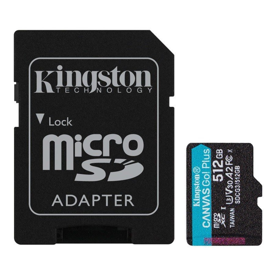 【SDCG3/512GB】 金士頓 512GB Micro SDXC U3 A2 記憶卡 每秒讀170MB 封面照片