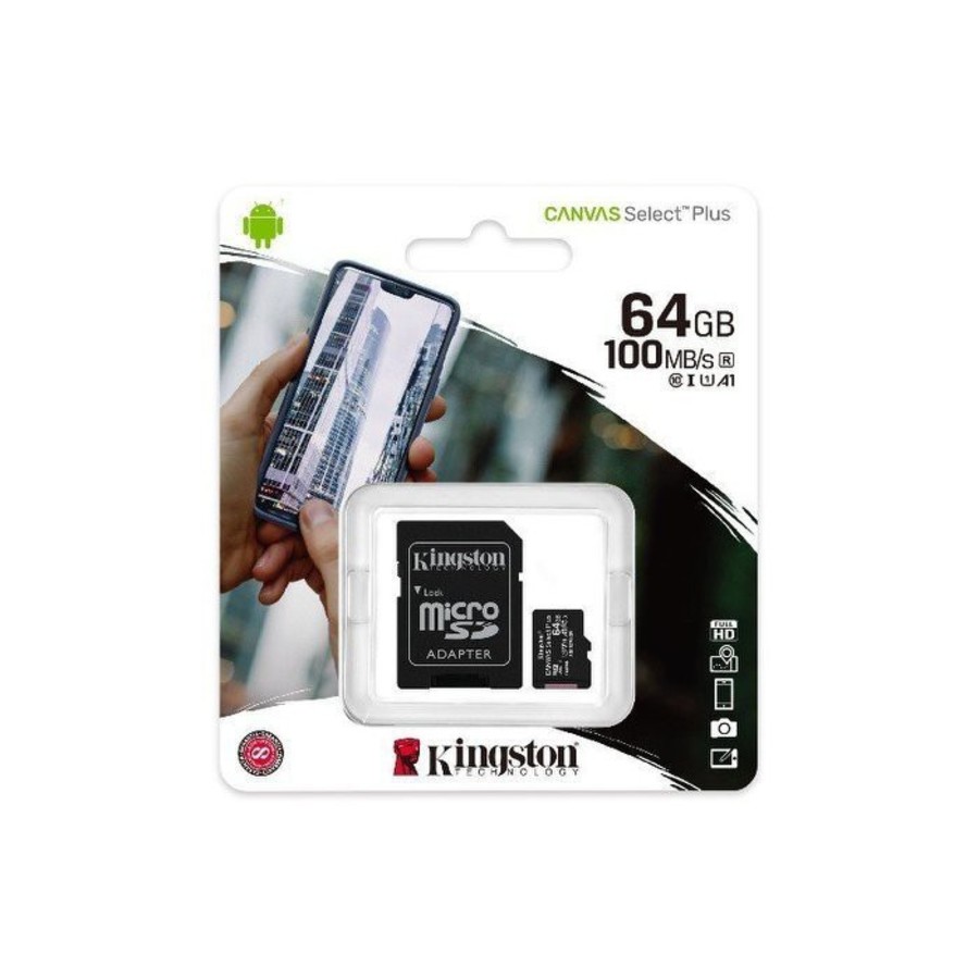 【SDCS2/64GB-M】 金士頓 64G Micro-SD 記憶卡 Mini-SD 轉卡 套件組-圖片-3