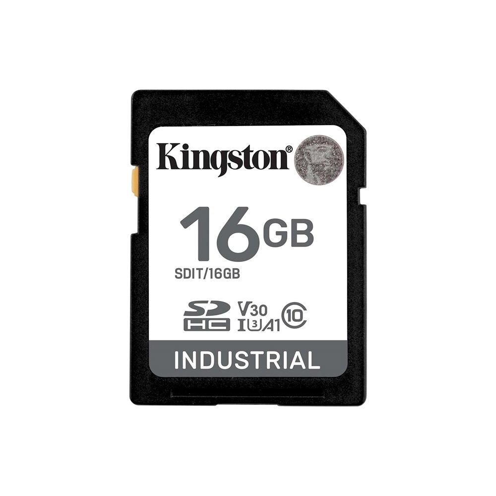SDIT-16GB-【SDIT/16GB】 金士頓 16GB SDHC 工業用 記憶卡 pSLC 模式 3年保固