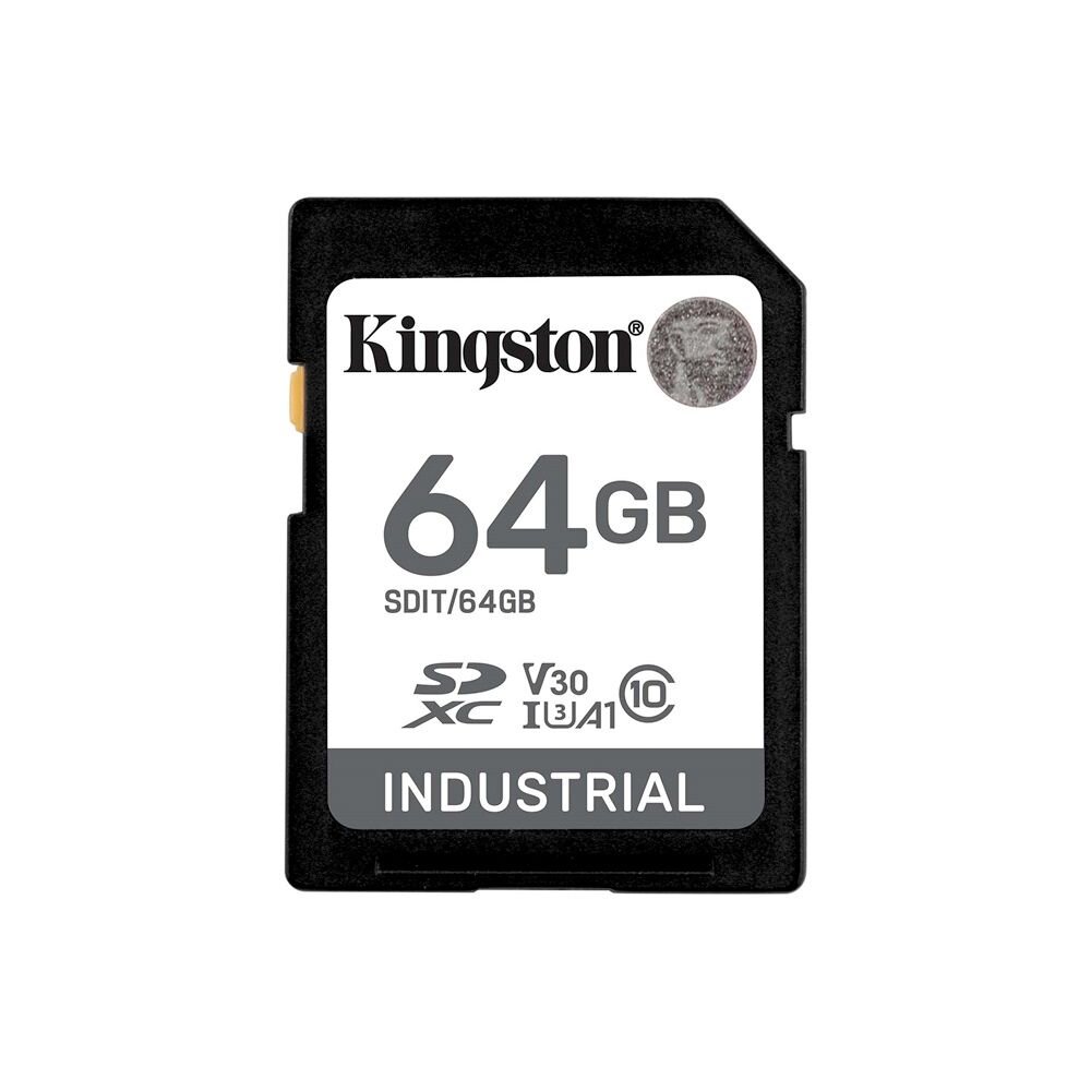 SDIT-64GB-【SDIT/64GB】 金士頓 64GB SDXC 工業用 記憶卡 pSLC 模式 3年保固