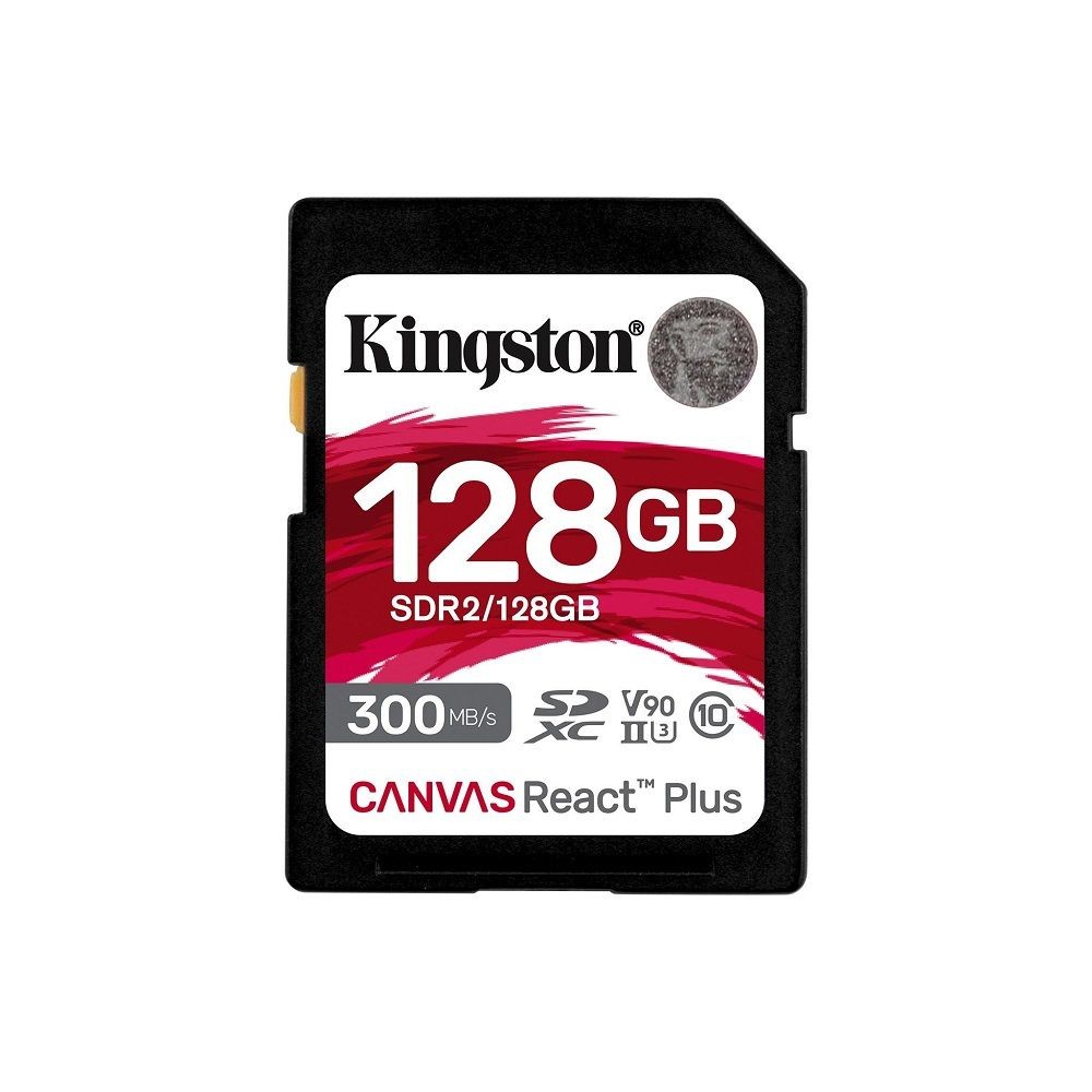 【SDR2/128GB】 金士頓 128GB SDR2 SDXC 記憶卡 V90 讀300MB寫260MB 封面照片
