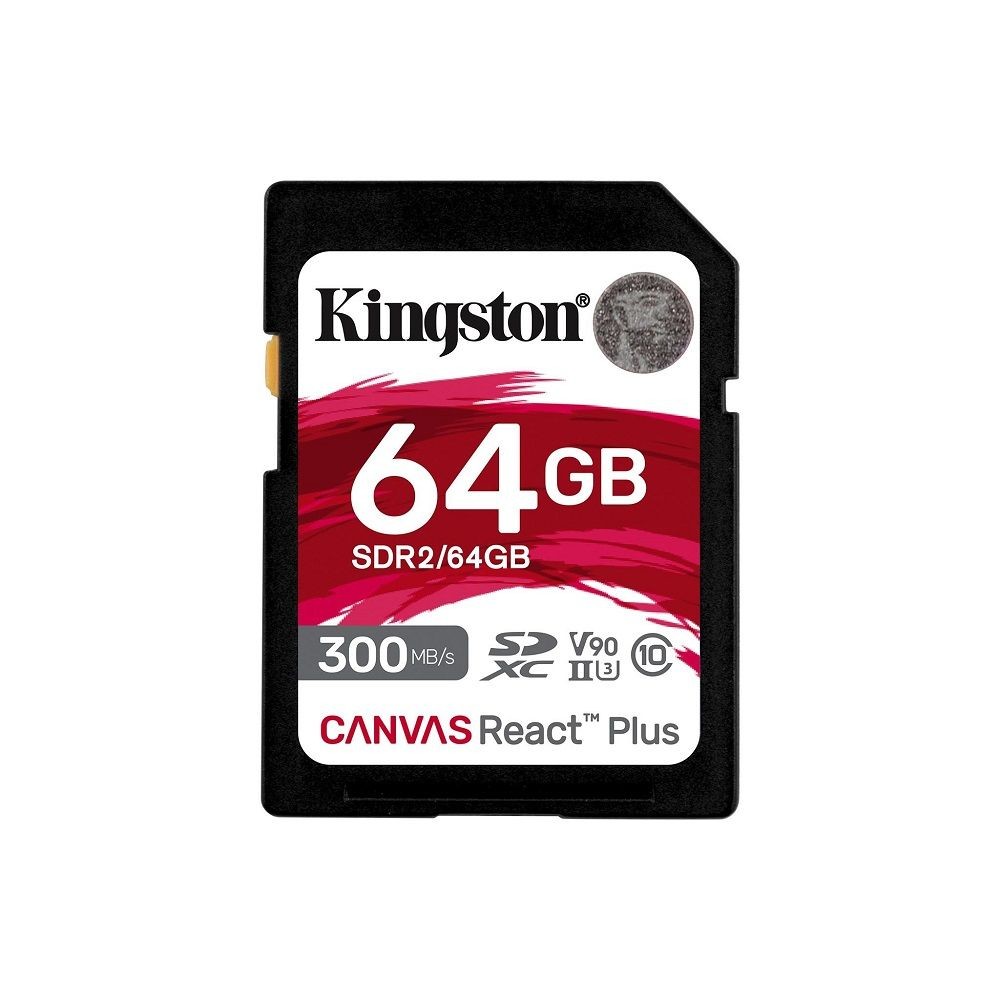 【SDR2/64GB】 金士頓 64GB SDR2 SDXC 記憶卡 V90 讀300MB寫260MB 封面照片
