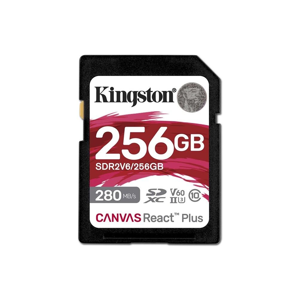  【SDR2V6/256GB】 金士頓 256GB SDXC 記憶卡 V60 讀280MB寫150MB
