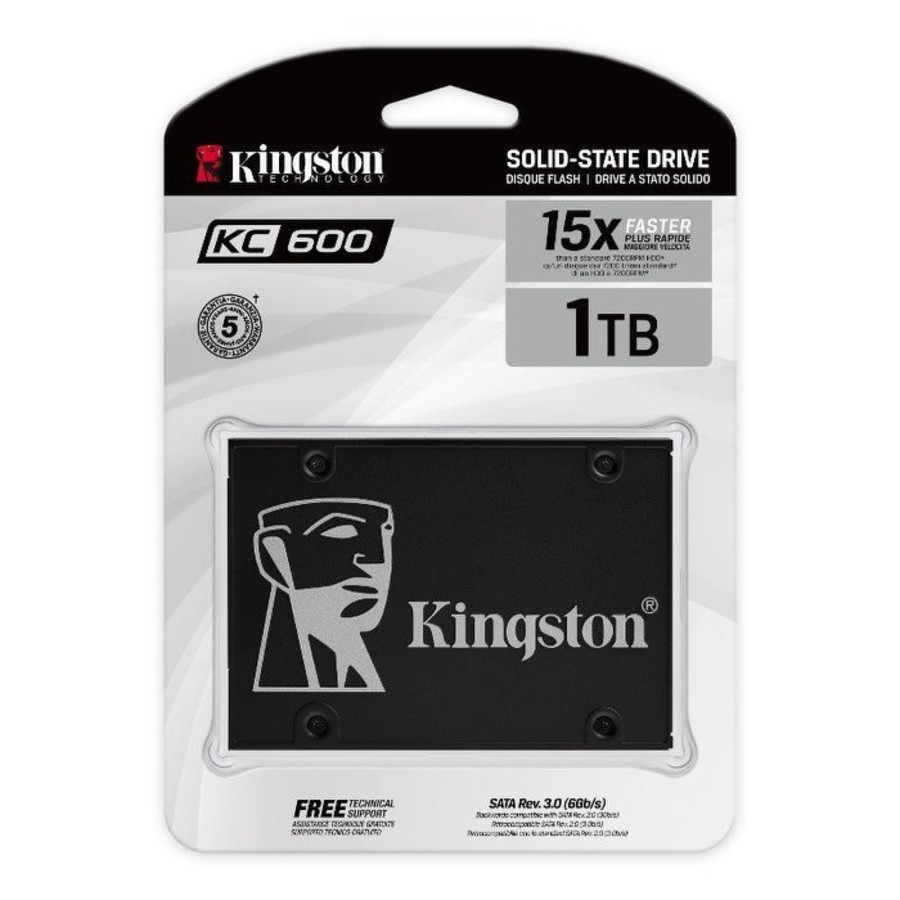 【SKC600/1024G】 金士頓 1TB KC600 SSD 固態硬碟 SATA 3 讀550MB-圖片-1