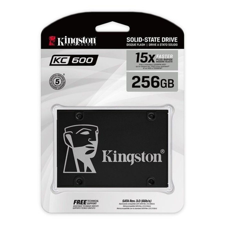 【SKC600/256G】 金士頓 256GB KC600 SSD 固態硬碟 SATA 3 讀550MB-圖片-1