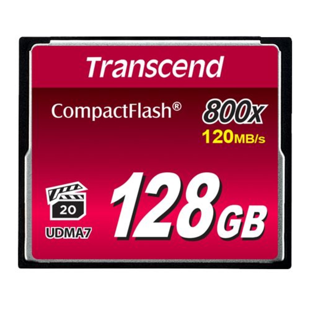  【TS128GCF800】 創見 128GB CF 記憶卡 頂級 MLC 顆粒 800X 支援高階相機