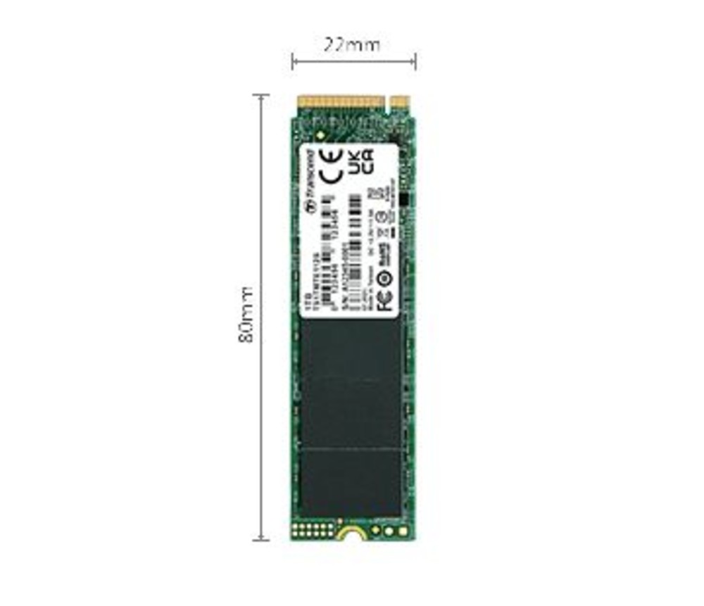 【TS128GMTE110S】 創見 128GB M.2 PCI-E NVMe SSD 固態硬碟 雙面打件
