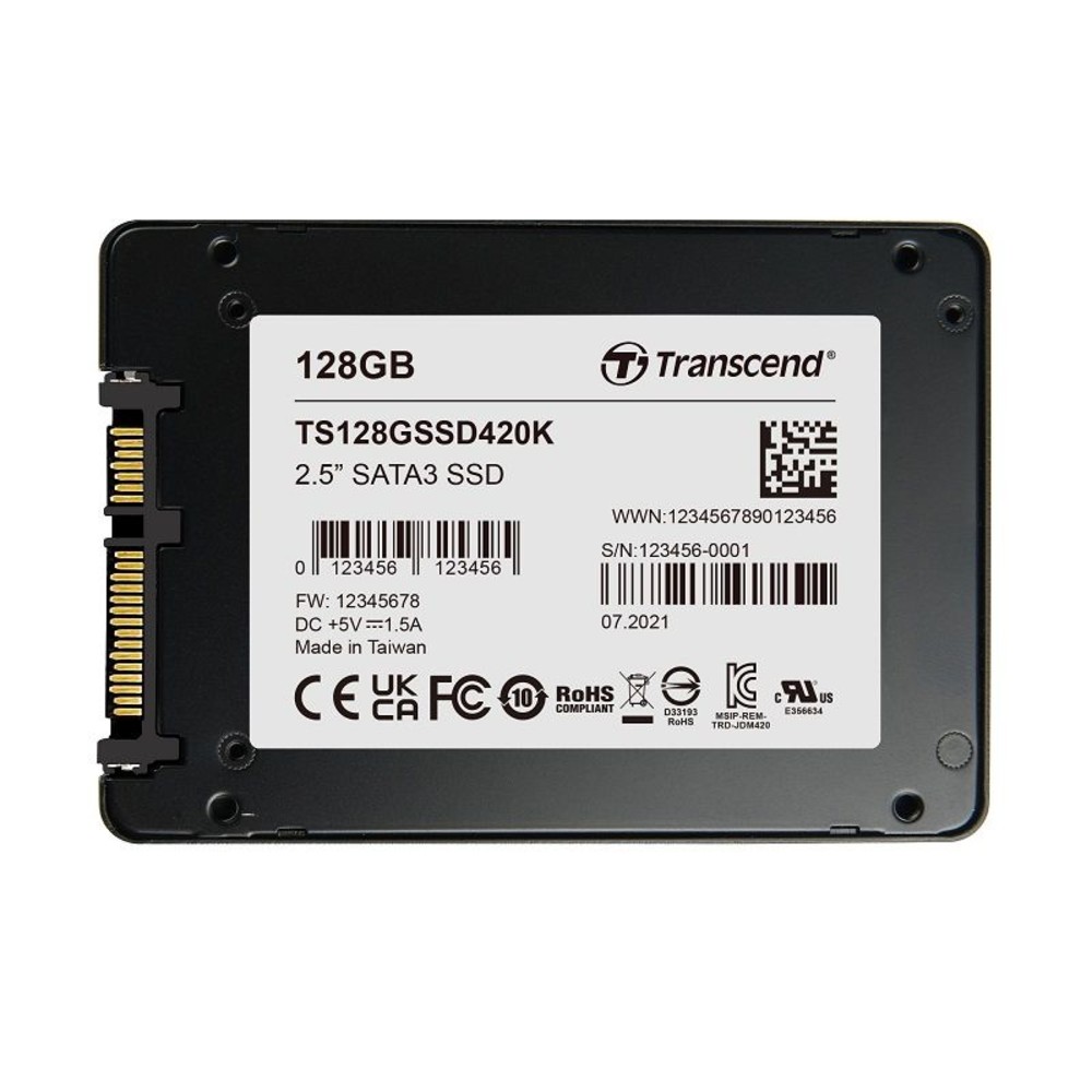 【TS128GSSD420K】 創見 128GB 2.5吋 SATA SSD MLC 顆粒 固態硬碟 封面照片