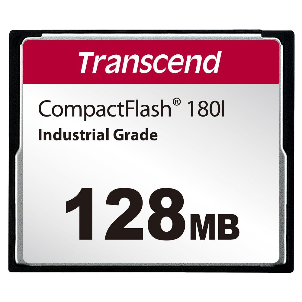 TS128MCF180I-【TS128MCF180I】 創見 128MB CF180I 工業用 CF 記憶卡 MLC 顆粒