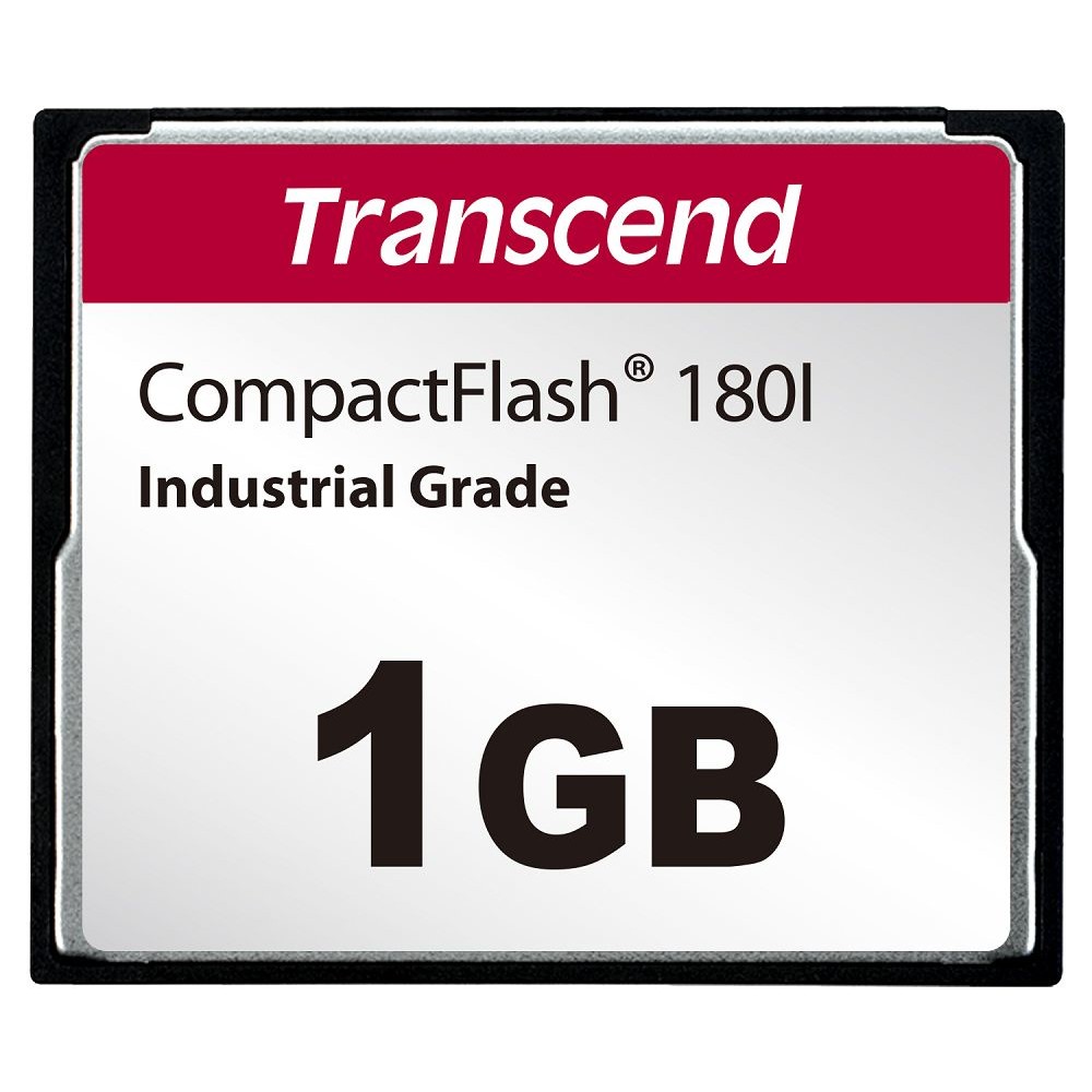 TS1GCF180I-【TS1GCF180I】 創見 1GB CF180I 工業用 CF 記憶卡 MLC 顆粒