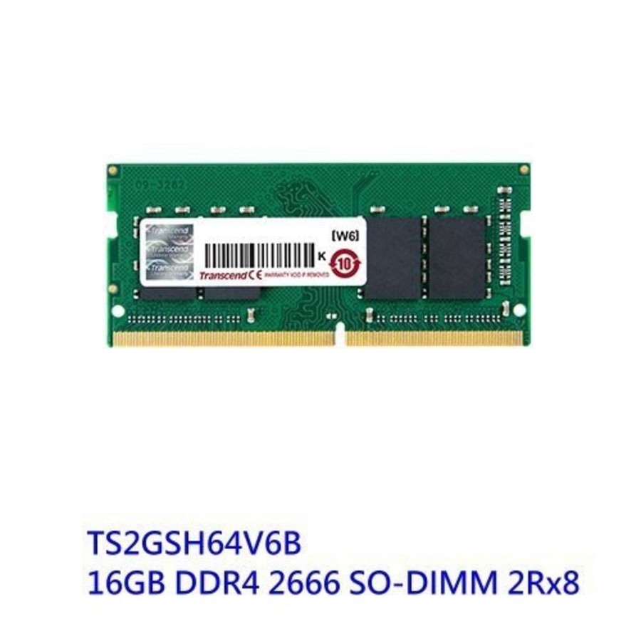 【TS2GSH64V6B】 創見 16GB DDR4-2666 SO-DIMM 筆記型 記憶體 封面照片