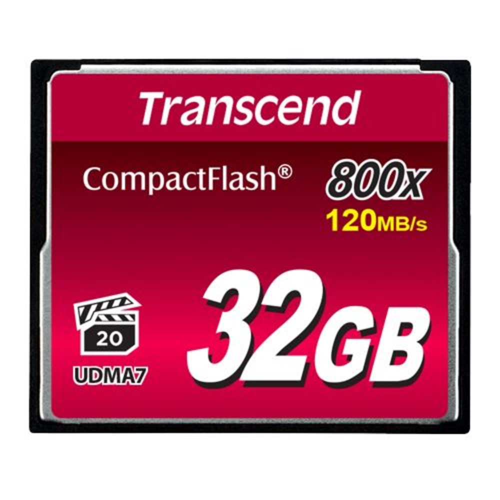 【TS32GCF800】 創見 32GB CF 記憶卡 頂級 MLC 顆粒 800X 支援高階相機 圖片