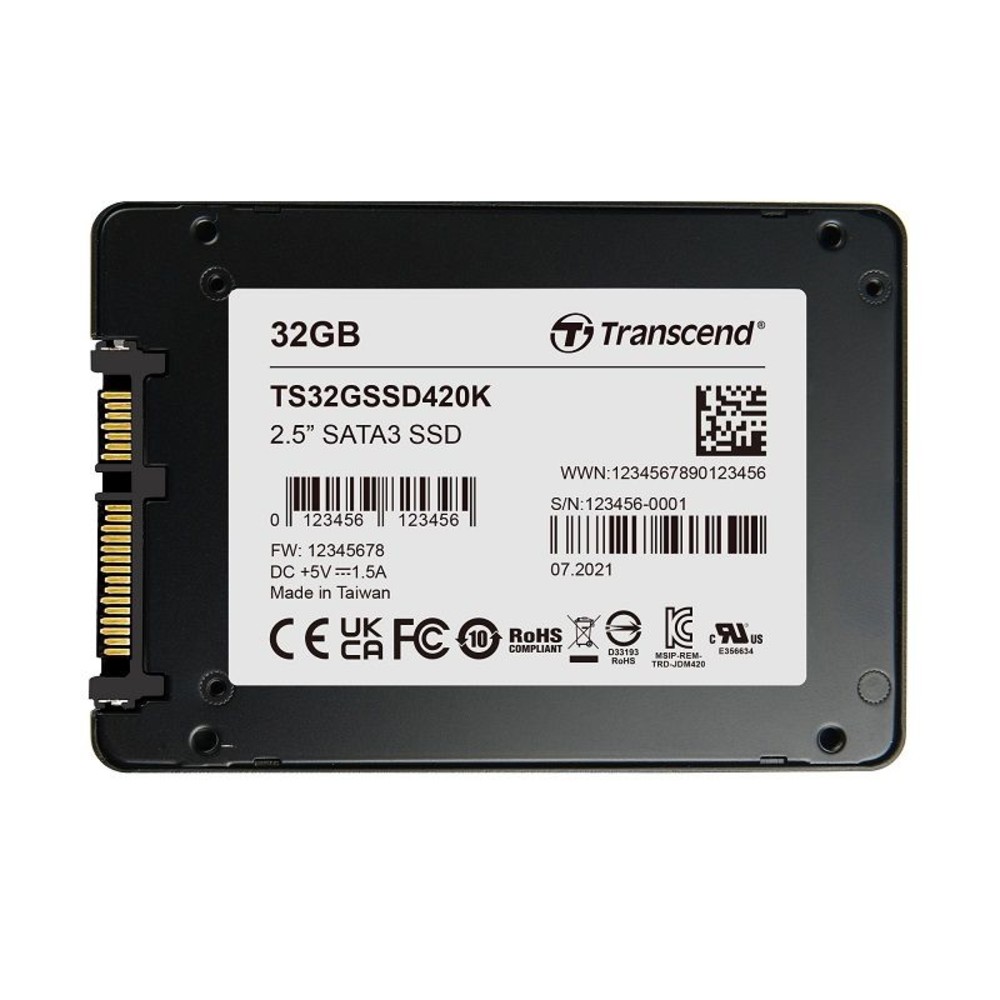 TS32GSSD420K - 【TS32GSSD420K】 創見 32GB 2.5吋 SATA SSD MLC 顆粒 固態硬碟