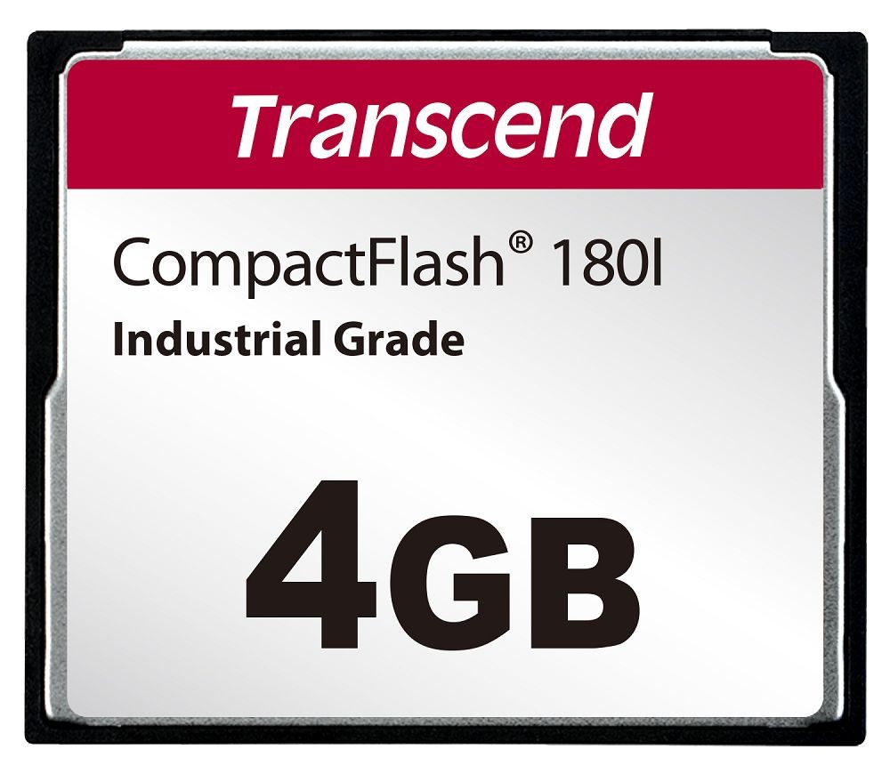 TS4GCF180I-【TS4GCF180I】 創見 4GB CF180I 工業用 CF 記憶卡 MLC 顆粒
