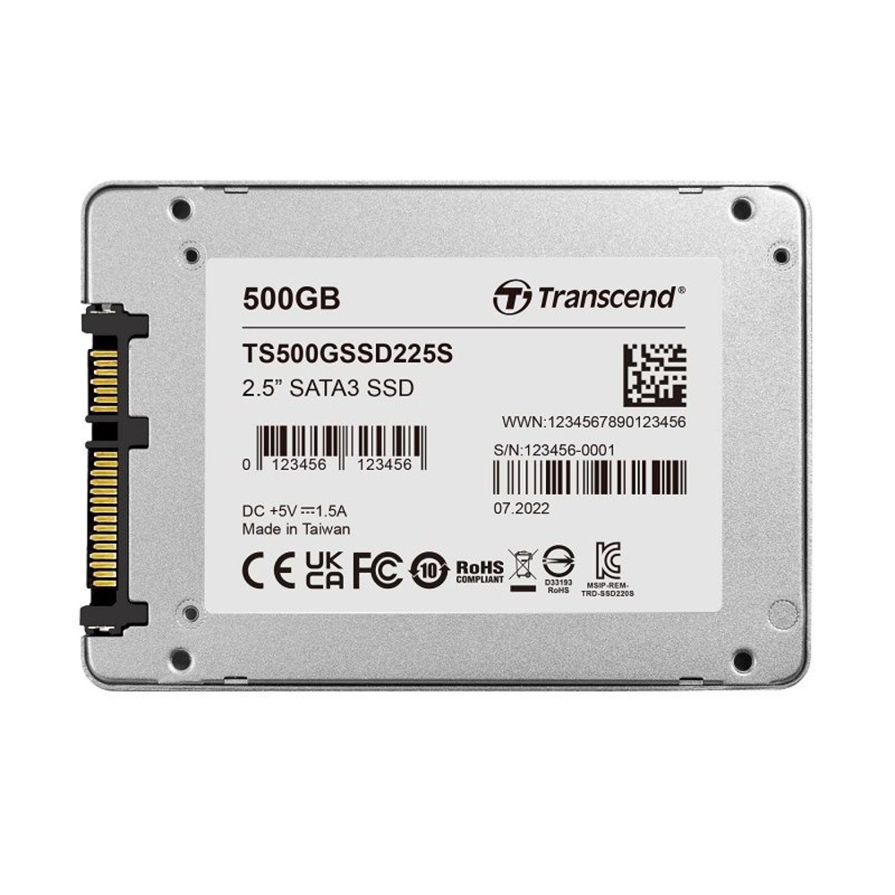TS500GSSD225S-【TS500GSSD225S】 創見 500GB 225S SATA 3 SSD 固態硬碟