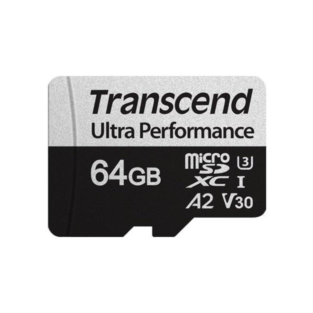TS64GUSD340S - 【TS64GUSD340S】 創見 64GB 340S Micro-SD 記憶卡 支援 A2 APP加速